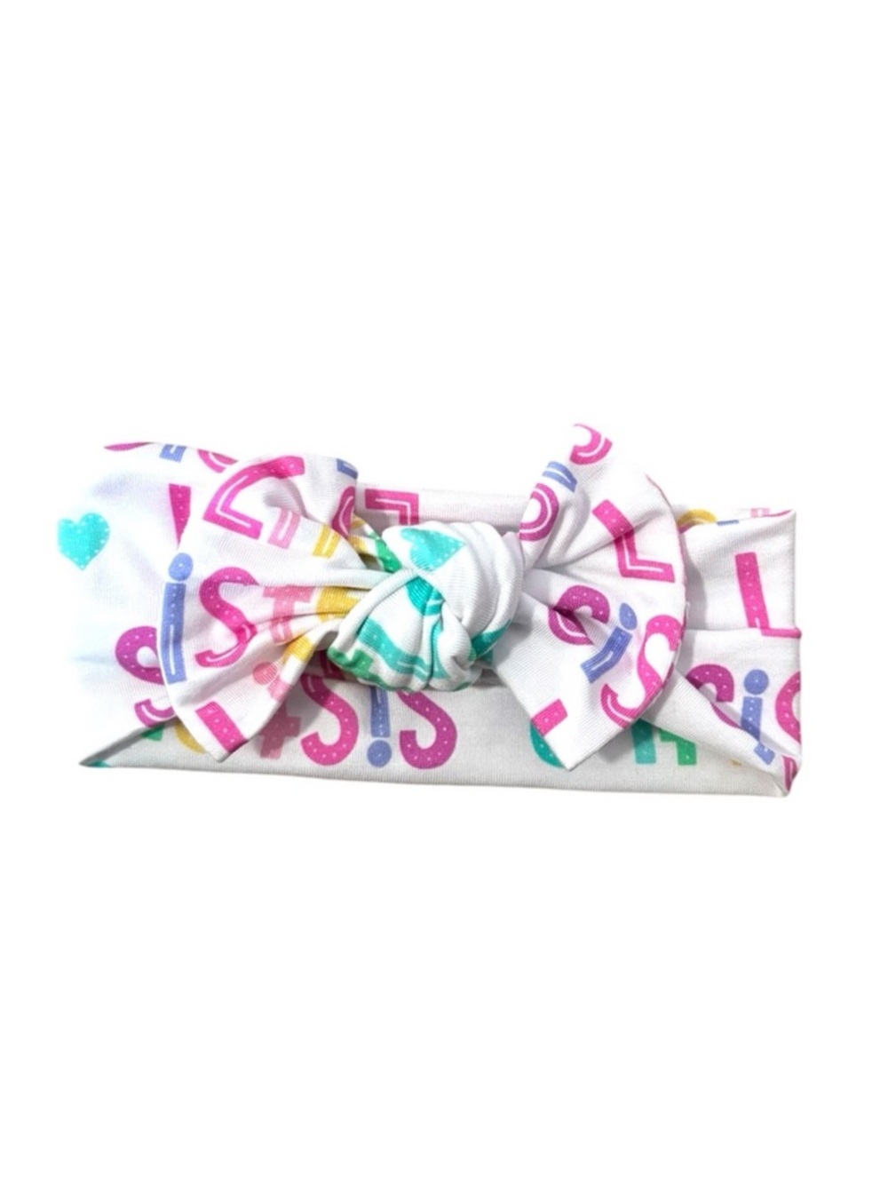 Sophia Rose Bamboo Baby Bow Little Sister Headband Soft Stretch - Picture 2 of 4